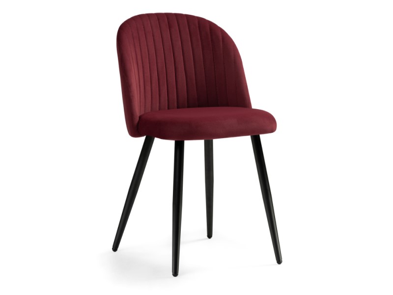 Стул на металлокаркасе Gabi 1 wine red/black (Арт.15379)